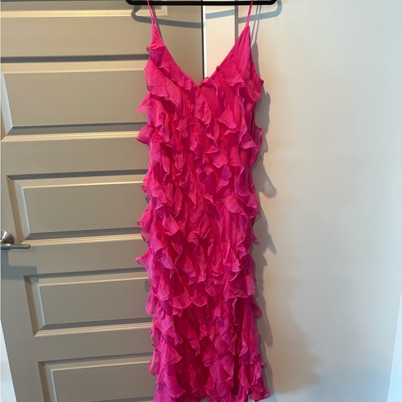 Anthropologie Dresses & Skirts - BHLDN/Anthropologie Pink Ruffled Gown